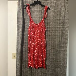 Mossimo red paisley print dress